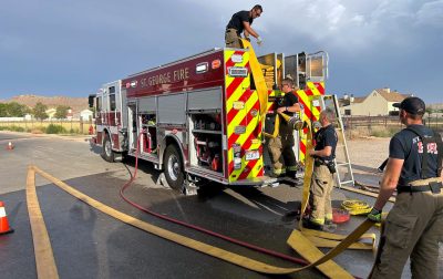 Quick response to St. George fire reduces damages to animal feed