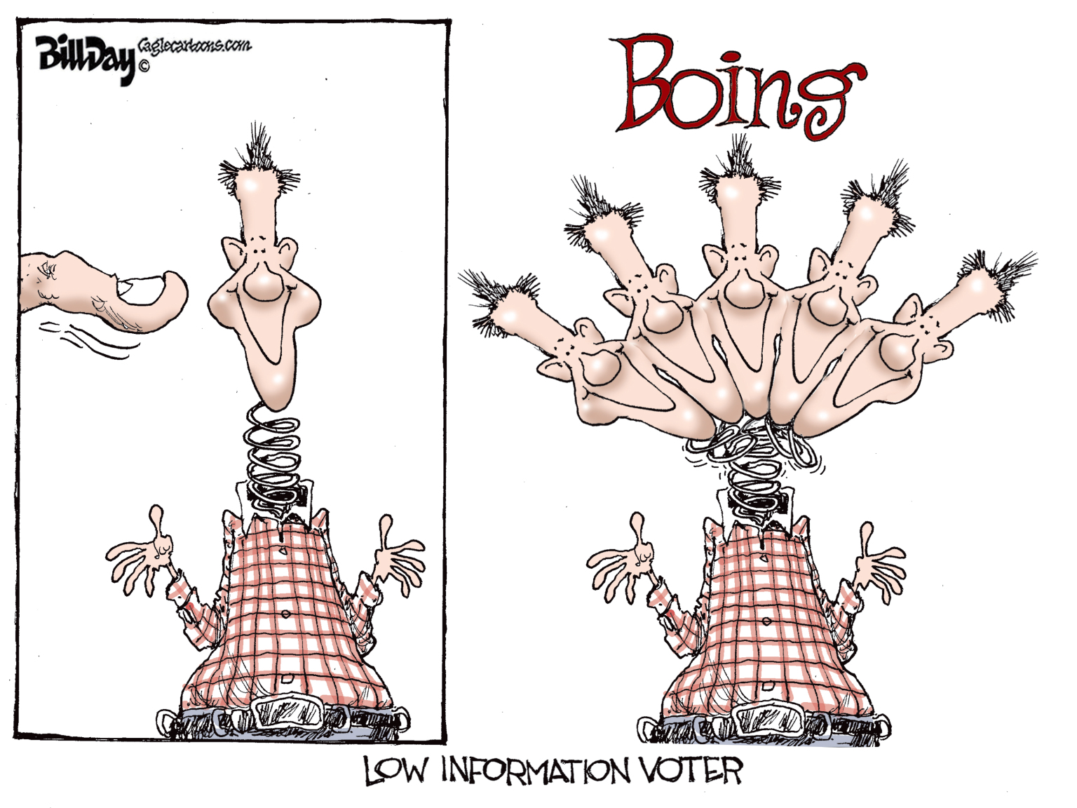 Editorial Cartoon: Low Information Voters – The Independent | News Events Opinion More