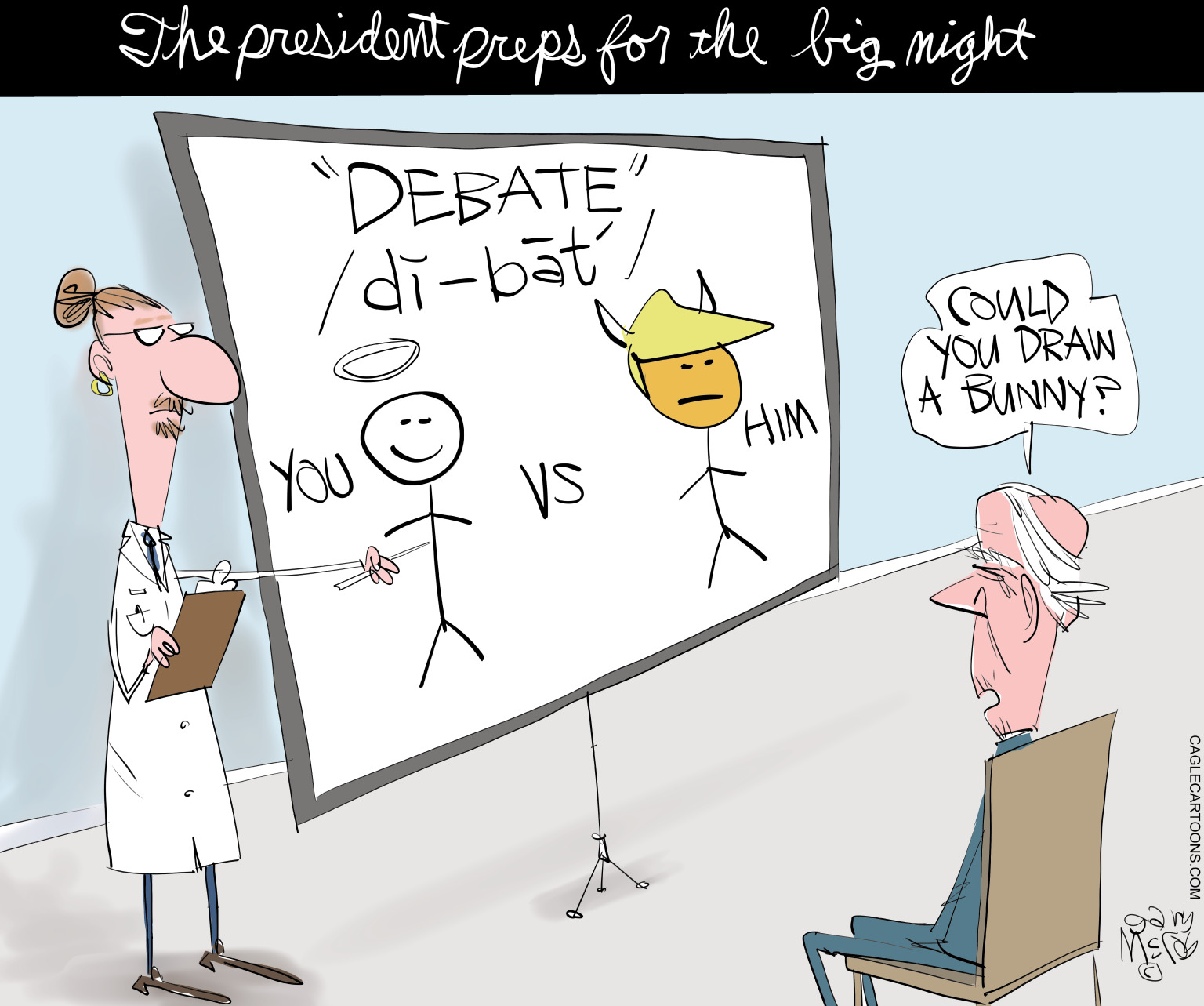 Editorial Cartoon: Biden Debate Prep – The Independent | News Events Opinion More