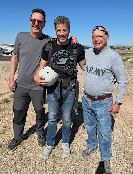 St. George Rotarians skydive to eradicate polio, celebrate milestone birthday in Polio Plunge