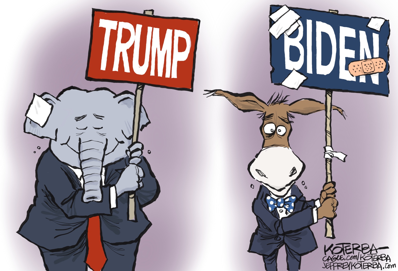 Editorial Cartoon: Bandaids And Signs – The Independent | News Events Opinion More