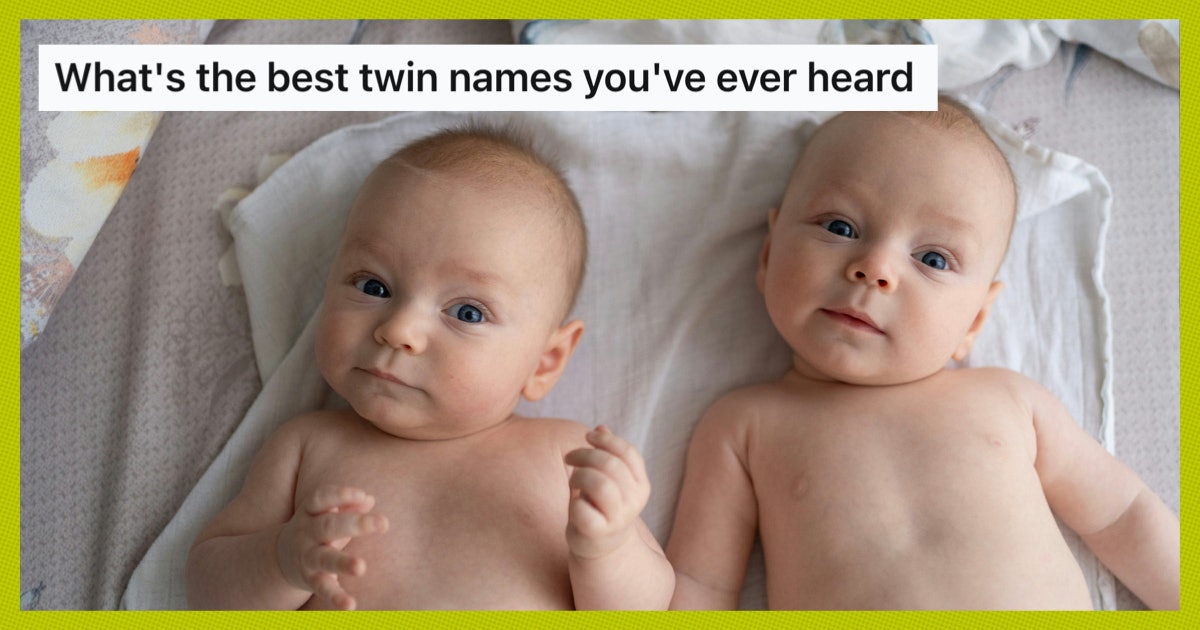 Redditors Listed The Best Twin Names They