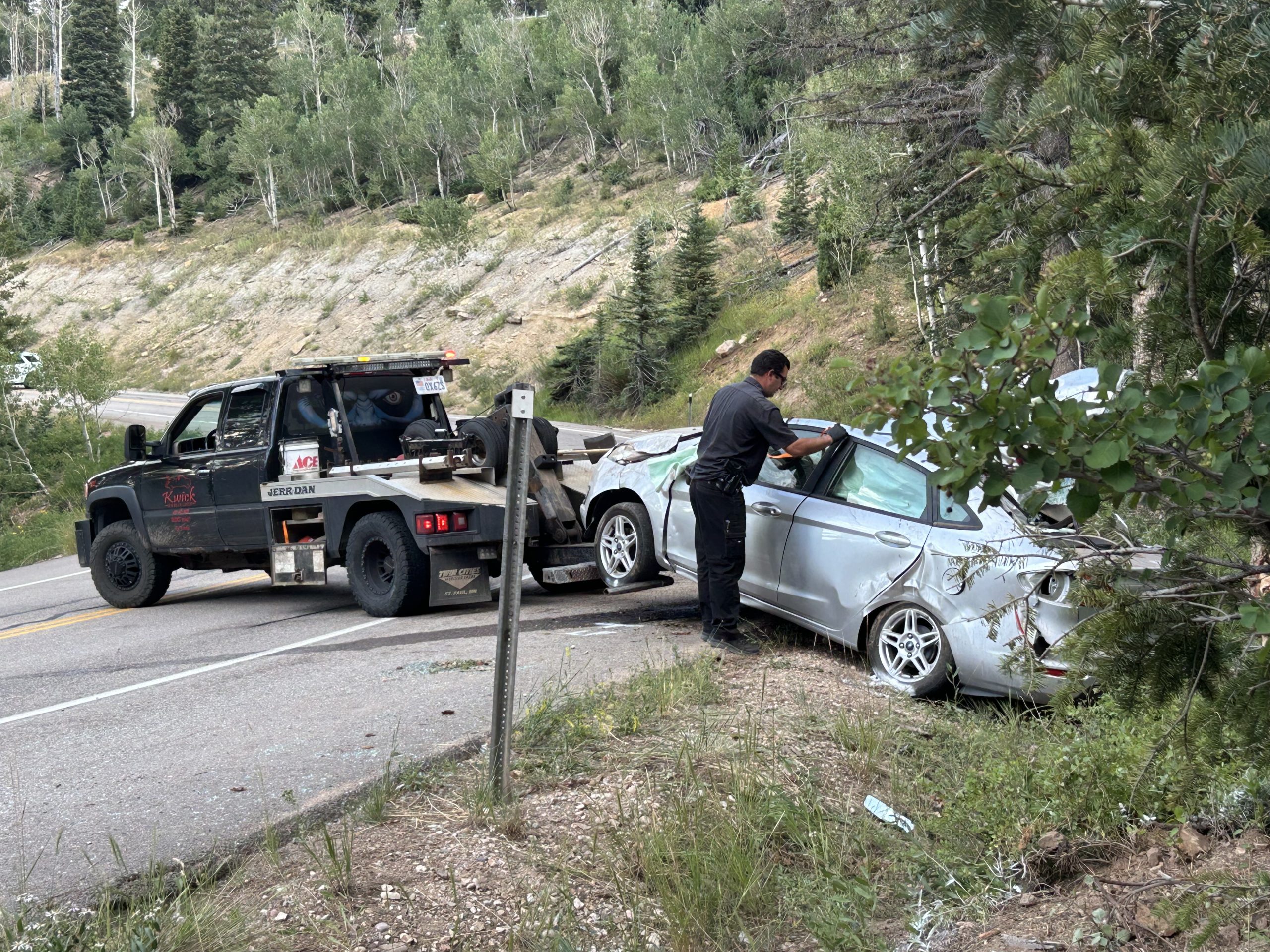 UHP: Excessive speed on curves leads to 2 separate crashes in Iron County