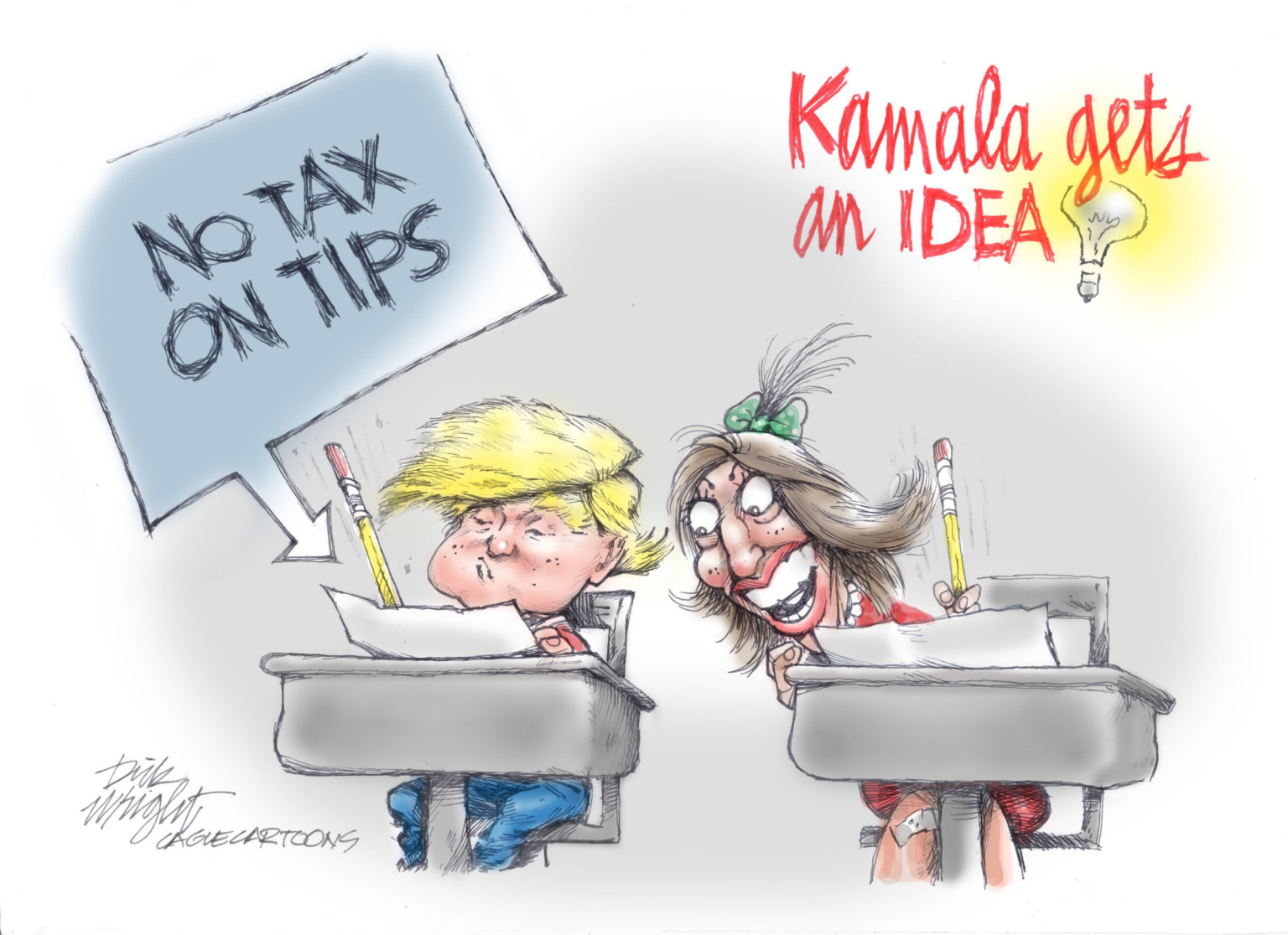 Editorial Cartoon: No Tip Tax – The Independent | News Events Opinion More