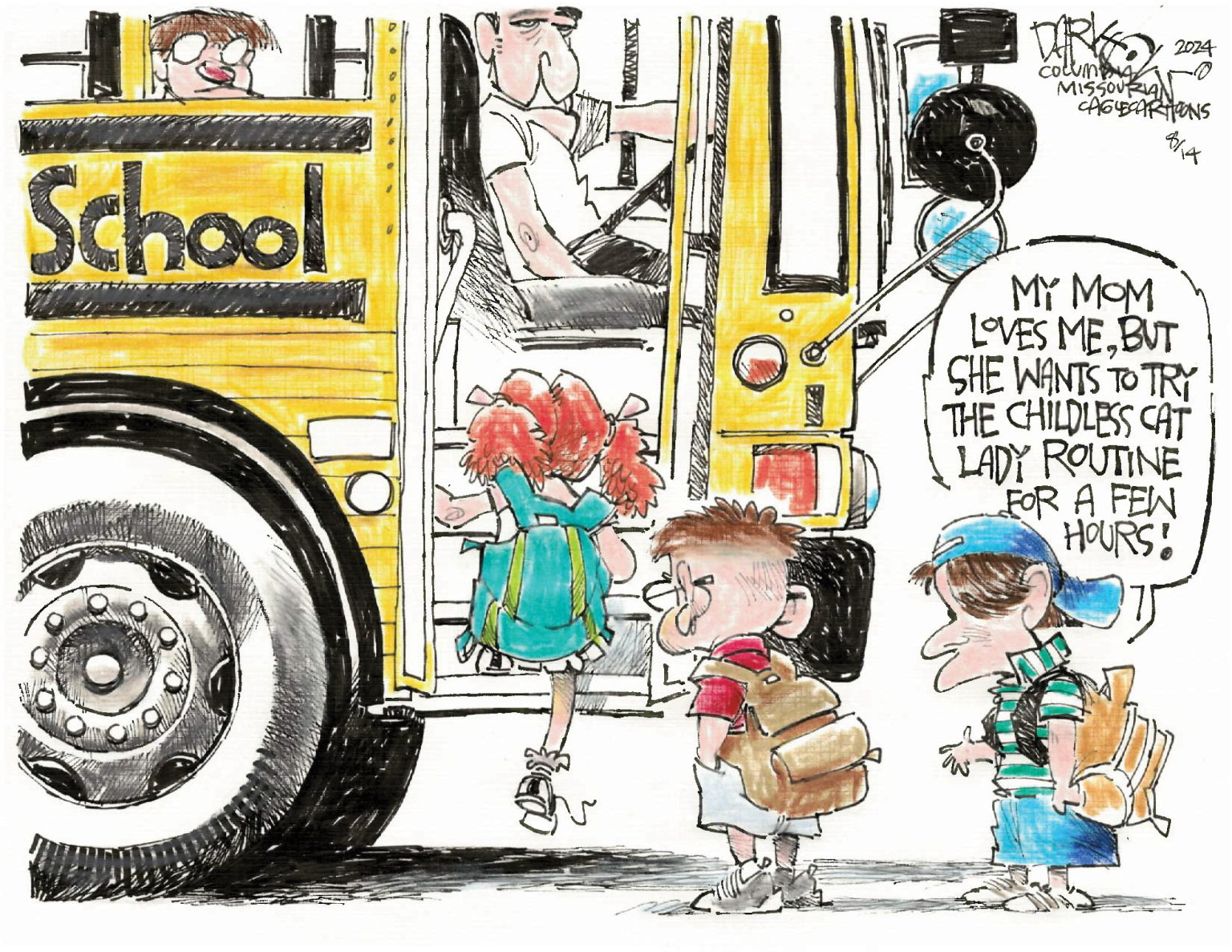 Editorial Cartoon: Back To School – The Independent | News Events Opinion More