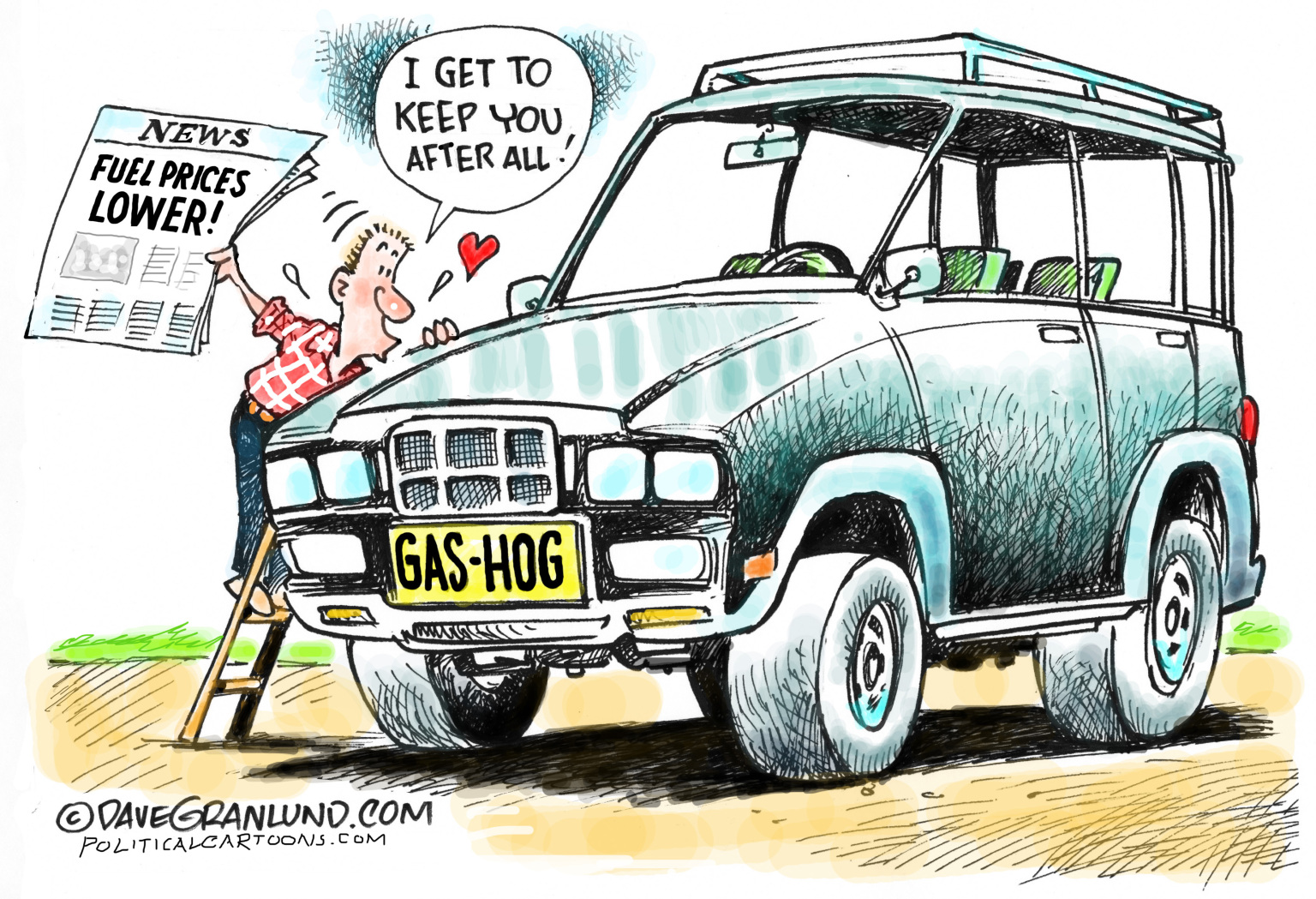 Editorial Cartoon: Fuel Prices Lower – The Independent | News Events Opinion More