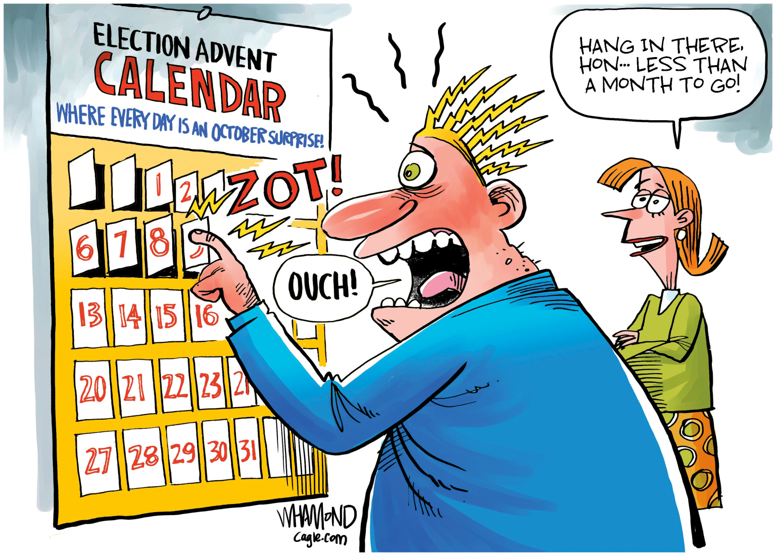 Editorial Cartoon: Election Countdown – The Independent | News Events Opinion More