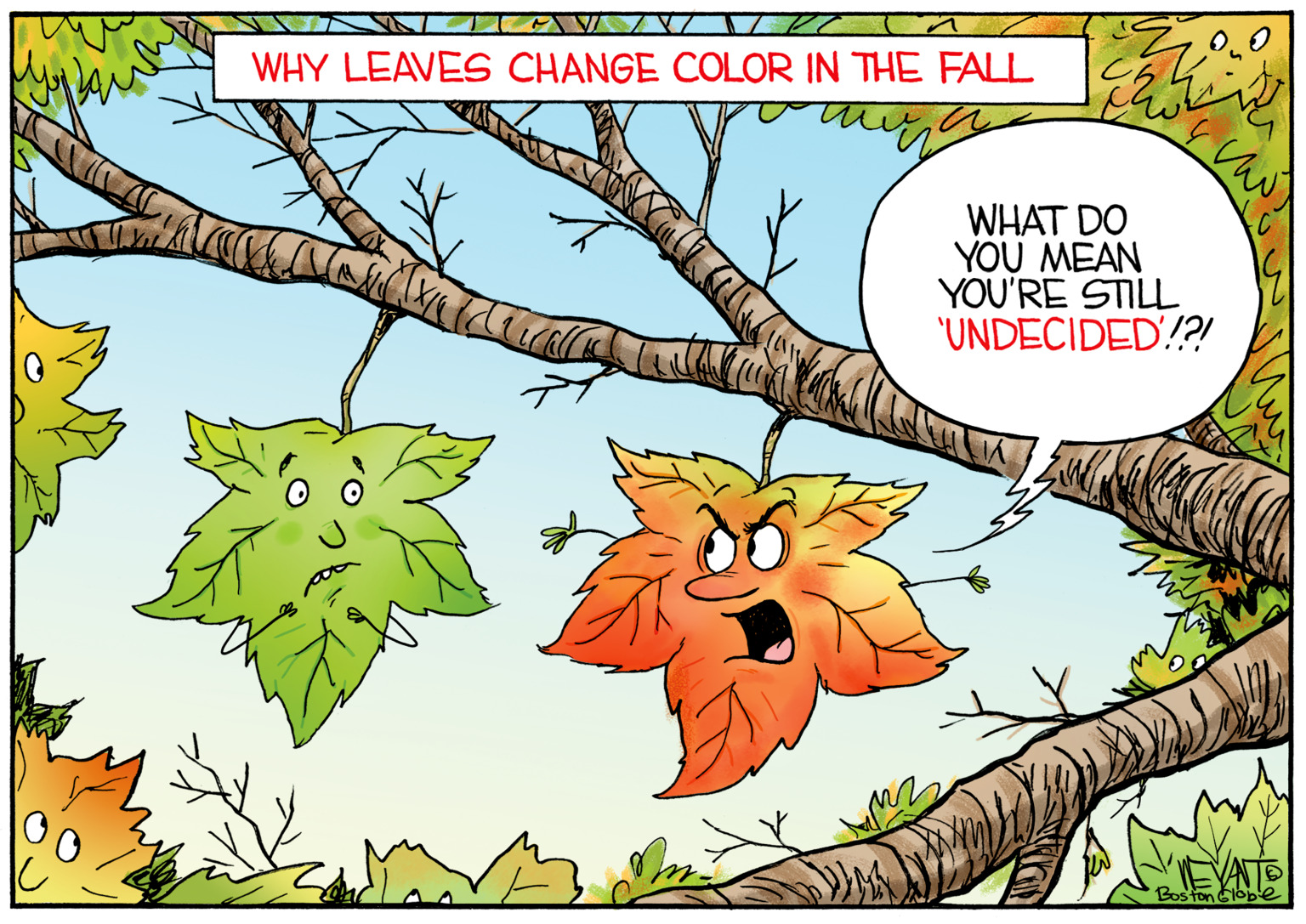 Editorial Cartoon: Why Leaves Change Leaves in Trees – The Independent | News Events Opinion More